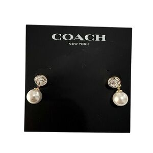 Coach earrings